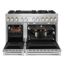 Jennair® RISE™ 48" Dual-Fuel Professional Range with Gas Grill JDRP648HL