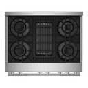 Jennair® 36" RISE™ Gas Professional-Style Range with Infrared Grill JGRP636HL
