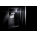 Jennair® RISE™ 72” Counter-Depth French Door Refrigerator with Obsidian Interior JFFCC72EHL
