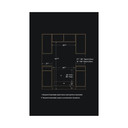 Jennair® RISE™ 72” Counter-Depth French Door Refrigerator with Obsidian Interior JFFCC72EHL