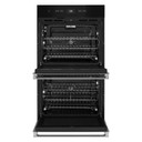 Jennair® NOIR™ 30" Double Wall Oven with MultiMode® Convection System JJW2830LM