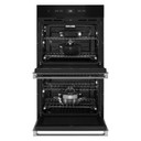 Jennair® NOIR™ 30" Double Wall Oven with MultiMode® Convection System JJW2830LM