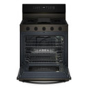 Whirlpool® 30-inch Smart Gas Range with Air Cooking Technology, Steam/Self Cleaning, Rapid Preheat 5.3 CuFt Capacity WFGS7530RV