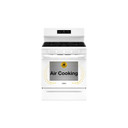 Whirlpool® 30-inch Gas Range with Air Fry and Air Baking, Self Cleaning, Rapid Preheat 5.0 CuFt Capacity WFGS5030RW