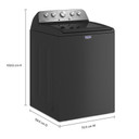 Maytag® Top Load Washer with Extra Power - 4.8 cu. ft. MVW5430PBK