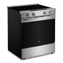 Whirlpool® 30-inch Smart Slide in Electric Range with Air Cooking Technology, No Preheat Air Fry, WipeClean™ Coating, Steam/Self Clean and High Speed Preheat YWSES7530RZ
