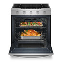 Whirlpool® 30-inch Smart Slide In Gas Range with Air Cooking Technology, No Preheat Air Fry, Steam/Self Clean and High Speed Preheat WSGS7530RZ
