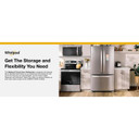 Whirlpool® 36-Inch Wide Counter-Depth French Door Bottom Mount Refrigerator - 20 cu. ft. WRFC2036RZ