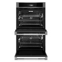 Jennair® RISE™ Double Wall Oven with MultiMode® True Convection with Smooth Glide Flat-Tine Racks JOEDC530RL