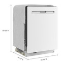 Maytag® 24" Top Control Dishwasher with PowerBlast® cycle and Power Dry MDPS7024SW