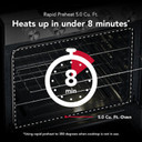 Kitchenaid® 5.0 Cu. Ft. Smart Slide-in Gas Range with Convection Cooking Modes KSGS330SPS