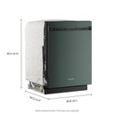 Kitchenaid® 360° Max Jets™ Third Rack Dishwasher with ProDry™ System, 44 dBA KDFS424SJP