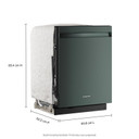 Kitchenaid® 360° Max Jets™ Third Rack Dishwasher with Advanced ProDry™ System and Ultra-bright LED Lighting, 44 dBA KDPS724SJP
