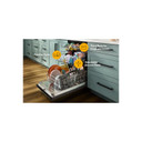 Whirlpool® 24-Inch Dishwasher with Total Coverage Wash Action and Auto Open Air Dry in Fingerprint Resistant Black Stainless WDTS8024SV