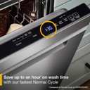 Whirlpool® 24-Inch Dishwasher with Total Coverage Wash Action and Auto Open Air Dry in Fingerprint Resistant Stainless Steel WDPS8024SZ