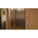 Kitchenaid® 29.4 Cu. Ft. 48" Built-In Side-by-Side Refrigerator features Exterior Water and Ice Dispenser with Measured Fill KBSD748SPS