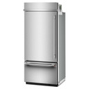 Kitchenaid® 20.8 Cu. Ft. 36" Built-In Bottom Mount Refrigerator with Platinum Interior KBBL336SPS