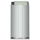 Kitchenaid® 25.1 Cu. Ft. 42" Built-In Side-by-Side Refrigerator features Exterior Water and Ice Dispenser with Measured Fill KBSD742SPS