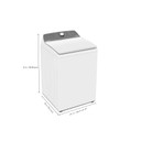 Whirlpool® 4.5 Cu. Ft. IEC Top Load Impeller Washer WTW4000SW Whirlpool® 4.5 Cu. Ft. IEC Top Load Impeller Washer WTW4000SW