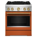 Kitchenaid® 30-Inch 4 Burner Commercial-Style Dual Fuel Range with No Preheat Air Fry Mode KFDS930SSC