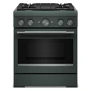 KitchenAid® 30-Inch 4 Burner Commercial-Style Dual Fuel Range with No Preheat Air Fry Mode KFDS930SJP
