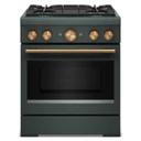KitchenAid® 30-Inch 4 Burner Commercial-Style Dual Fuel Range with No Preheat Air Fry Mode KFDS930SJP