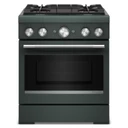 KitchenAid® 30-Inch 4 Burner Commercial-Style Dual Fuel Range with No Preheat Air Fry Mode KFDS930SJP