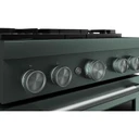 KitchenAid® 30-Inch 4 Burner Commercial-Style Dual Fuel Range with No Preheat Air Fry Mode KFDS930SJP