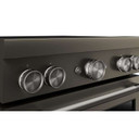 Kitchenaid® 30-Inch 4-Element Induction Freestanding Commercial-Style Range with Air Fry KFIS930SBE