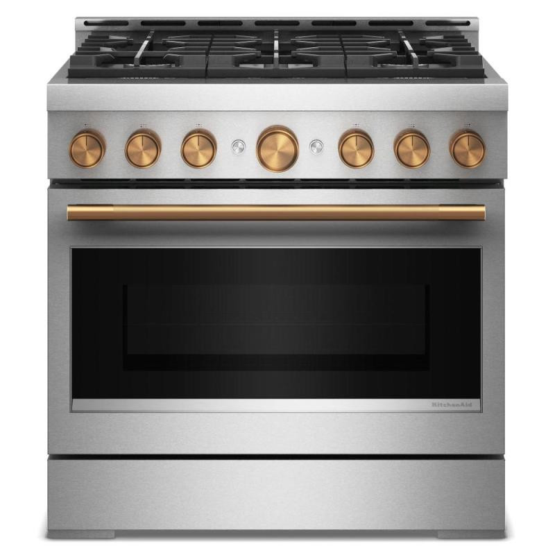 Shop KitchenAid® 36-Inch 6 Burner Commercial-Style Gas Range with