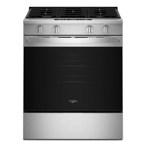 Whirlpool® 30-inch Gas Smart Range with Air Cooking Technology and Steam Clean WSGS4530TZ