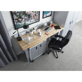 Gladiator® 6' (182.9 cm) Wide Adjustable Height Hardwood Workbench GAWB06HWGW