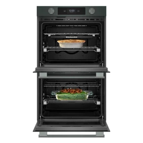 Kitchenaid® 30-inch Smart Electric Double Wall Oven with Assisted Cooking Modes - Juniper KOED730SJP