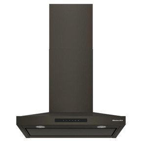 KitchenAid® 30-inch Wall-Mount, 4-Speed Canopy Hood KVWC730SBE