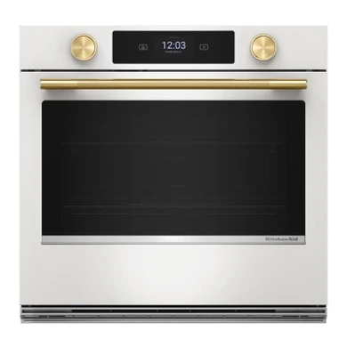 Kitchenaid® 30-inch Smart Electric Single Wall Oven with Assisted Cooking Modes KOES730SPL