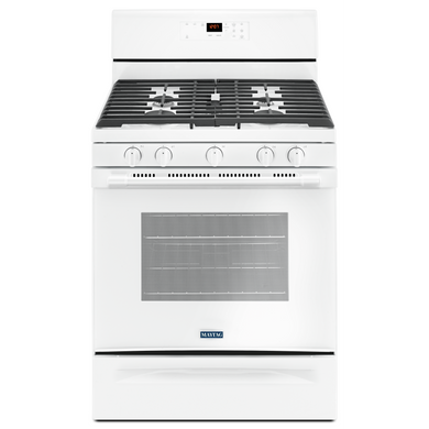 Maytag® 30-INCH WIDE GAS RANGE WITH 5TH OVAL BURNER - 5.0 CU. FT. MGR6600FW