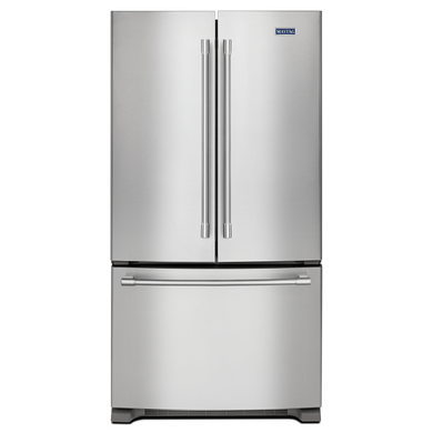 Maytag® 33-Inch Wide French Door Refrigerator with Water Dispenser - 22 Cu. Ft MRFF5033PZ