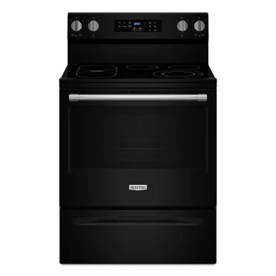 Maytag® 30-Inch Convection Electric Range With No Preheat Air Fry and Air Baking - 5.3 Cu. Ft. YMFES6030RB