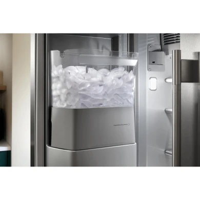 Kitchenaid® 29.4 Cu. Ft. 48" Built-In Side-by-Side Refrigerator features Exterior Water and Ice Dispenser with Measured Fill KBSD748SPS