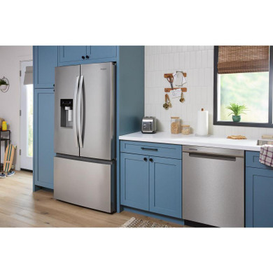 Whirlpool® 36-inch Wide True Counter Depth 3-Door French Door Refrigerator - 23.4 cu. ft. WRFC5036RV