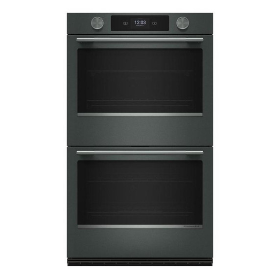 Kitchenaid® 30-inch Smart Electric Double Wall Oven with Intelligent Cooking Camera - Juniper KOED930SJP