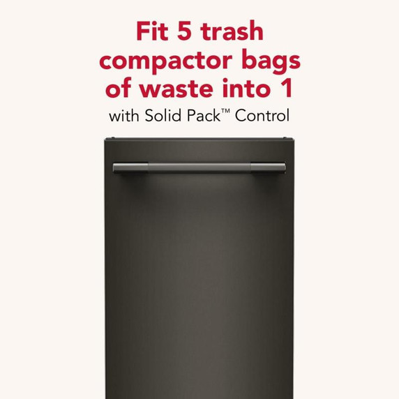 KitchenAid 15 in. Built-In Trash Compactor with Built-In Odor Management System KTTP515TBE