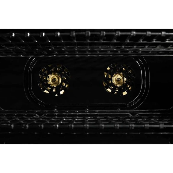 Jennair® NOIR™ 48" Dual-Fuel Professional Range with Chrome-Infused Griddle and Gas Grill JDRP748HM