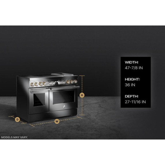 Jennair® RISE™ 48" Induction Professional-Style Range JPIGC748RL