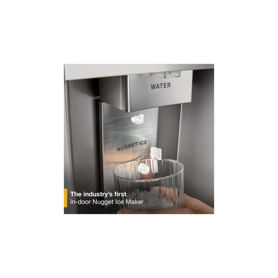 Whirlpool® 36-inch True Counter Depth 3-Door French Door Refrigerator with Nugget Ice - 23.4 cu. ft. WRFC7436TZ