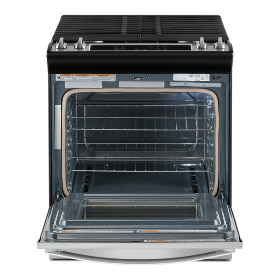 5.0 Cu. Ft. Whirlpool® Gas Range with Frozen Bake™ Technology WEG515S0LS