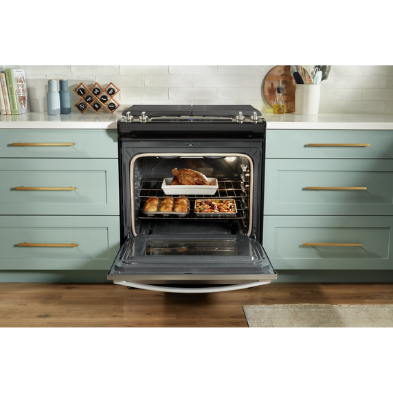 5.0 Cu. Ft. Whirlpool® Gas Range with Frozen Bake™ Technology WEG515S0LS