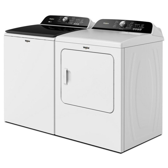 7.0 Cu. Ft. Whirlpool® Top Load Gas Dryer with Moisture Sensor WGD6150PW