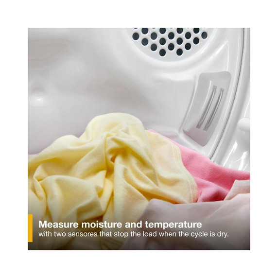 7.0 Cu. Ft. Whirlpool® Top Load Gas Dryer with Moisture Sensor WGD6150PW