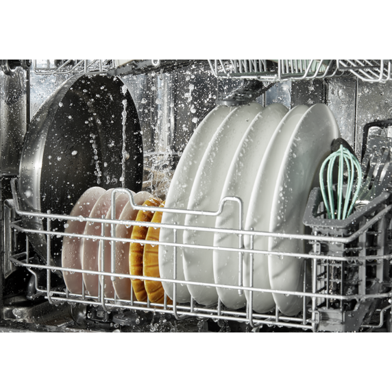 Whirlpool® 44 dBA ADA Compliant Dishwasher Flush with Cabinets with 3rd Rack WDT550SAPW